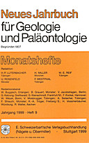 Cover image of: Neues Jahrbuch für Geologie und Paläontologie - Monatshefte Jg. 1999 Heft 9