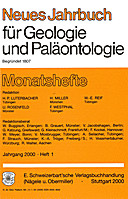 Cover image of: Neues Jahrbuch für Geologie und Paläontologie - Monatshefte Jg. 2000 Heft 1