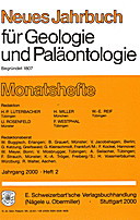 Cover image of: Neues Jahrbuch für Geologie und Paläontologie - Monatshefte Jg. 2000 Heft 2