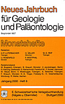 Cover image of: Neues Jahrbuch für Geologie und Paläontologie - Monatshefte Jg. 2000 Heft 6