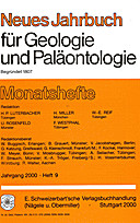 Cover image of: Neues Jahrbuch für Geologie und Paläontologie - Monatshefte Jg. 2000 Heft 9