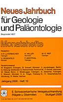 Cover image of: Neues Jahrbuch für Geologie und Paläontologie - Monatshefte Jg. 2000 Heft 10