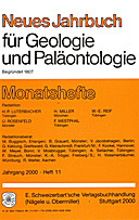 Cover image of: Neues Jahrbuch für Geologie und Paläontologie - Monatshefte Jg. 2000 Heft 11