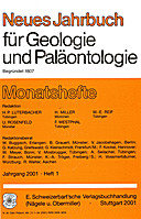 Cover image of: Neues Jahrbuch für Geologie und Paläontologie - Monatshefte Jg. 2001 Heft 1