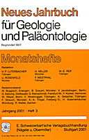 Cover image of: Neues Jahrbuch für Geologie und Paläontologie - Monatshefte Jg. 2001 Heft 3