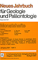 Cover image of: Neues Jahrbuch für Geologie und Paläontologie - Monatshefte Jg. 2001 Heft 5