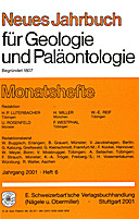 Cover image of: Neues Jahrbuch für Geologie und Paläontologie - Monatshefte Jg. 2001 Heft 6