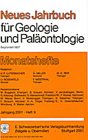Cover image of: Neues Jahrbuch für Geologie und Paläontologie - Monatshefte Jg. 2001 Heft 9