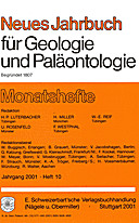 Cover image of: Neues Jahrbuch für Geologie und Paläontologie - Monatshefte Jg. 2001 Heft 10