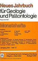 Cover image of: Neues Jahrbuch für Geologie und Paläontologie - Monatshefte Jg. 2001 Heft 12