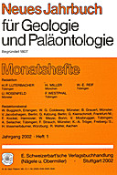 Cover image of: Neues Jahrbuch für Geologie und Paläontologie - Monatshefte Jg. 2002 Heft 1