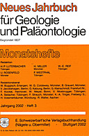 Cover image of: Neues Jahrbuch für Geologie und Paläontologie - Monatshefte Jg. 2002 Heft 3