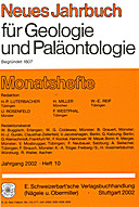 Cover image of: Neues Jahrbuch für Geologie und Paläontologie - Monatshefte Jg. 2002 Heft 10
