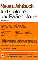 Cover image of: Neues Jahrbuch für Geologie und Paläontologie - Monatshefte Jg. 2003 Heft 4