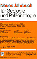 Cover image of: Neues Jahrbuch für Geologie und Paläontologie - Monatshefte Jg. 2003 Heft 5