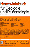 Cover image of: Neues Jahrbuch für Geologie und Paläontologie - Monatshefte Jg. 2003 Heft 8