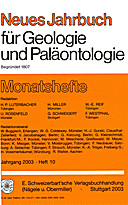 Cover image of: Neues Jahrbuch für Geologie und Paläontologie - Monatshefte Jg. 2003 Heft 10
