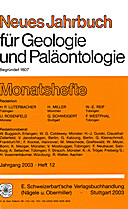 Cover image of: Neues Jahrbuch für Geologie und Paläontologie - Monatshefte Jg. 2003 Heft 12