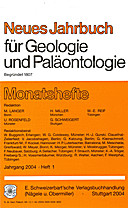 Cover image of: Neues Jahrbuch für Geologie und Paläontologie - Monatshefte Jg. 2004 Heft 1