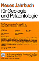 Cover image of: Neues Jahrbuch für Geologie und Paläontologie - Monatshefte Jg. 2004 Heft 8