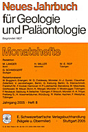 Cover image of: Neues Jahrbuch für Geologie und Paläontologie - Monatshefte Jg. 2005 Heft 8