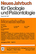 Cover image of: Neues Jahrbuch für Geologie und Paläontologie - Monatshefte Jg. 2005 Heft 9