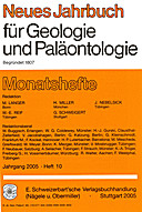 Cover image of: Neues Jahrbuch für Geologie und Paläontologie - Monatshefte Jg. 2005 Heft 10