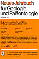 Cover image of: Neues Jahrbuch für Geologie und Paläontologie - Monatshefte Jg. 2005 Heft 11