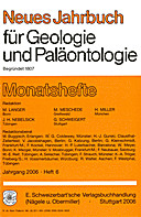 Cover image of: Neues Jahrbuch für Geologie und Paläontologie - Monatshefte Jg. 2006 Heft 6