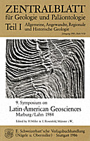 Cover image of: Zentralblatt für Geologie und Paläontologie, Teil I Jg. 1985 Heft 9-10