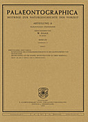 Cover image of: Palaeontographica Abteilung A Band 234 Lieferung 1-3