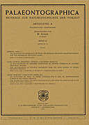 Cover image of: Palaeontographica Abteilung A Band 235 Lieferung 4-6