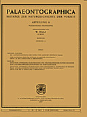Cover image of: Palaeontographica Abteilung A Band 243 Lieferung 1-6