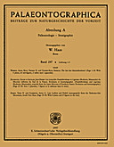Cover image of: Palaeontographica Abteilung A Band 247 Lieferung 1-4