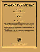 Cover image of: Palaeontographica Abteilung A Band 250 Lieferung 4-6
