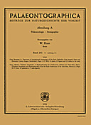 Cover image of: Palaeontographica Abteilung A Band 251 Lieferung 1-4