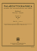 Cover image of: Palaeontographica Abteilung A Band 251 Lieferung 5-6