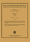 Cover image of: Palaeontographica Abteilung A Band 252 Lieferung 1-3