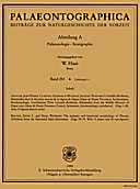 Cover image of: Palaeontographica Abteilung A Band 253 Lieferung 1-3