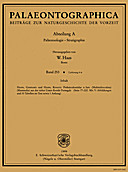 Cover image of: Palaeontographica Abteilung A Band 253 Lieferung 4-6