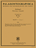 Cover image of: Palaeontographica Abteilung A Band 254 Lieferung 4-6