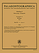 Cover image of: Palaeontographica Abteilung A Band 255 Lieferung 4-6