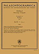 Cover image of: Palaeontographica Abteilung A Band 256 Lieferung 1-3