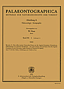 Cover image of: Palaeontographica Abteilung A Band 256 Lieferung 4-6