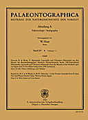 Cover image of: Palaeontographica Abteilung A Band 257 Lieferung 1-3