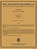 Cover image of: Palaeontographica Abteilung A Band 258 Lieferung 4-6