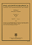Cover image of: Palaeontographica Abteilung A Band 259 Lieferung 1-6