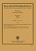 Cover image of: Palaeontographica Abteilung A Band 260 Lieferung 1-6