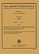 Cover image of: Palaeontographica Abteilung A Band 261 Lieferung 1-3