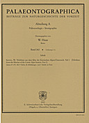 Cover image of: Palaeontographica Abteilung A Band 262 Lieferung 4-6